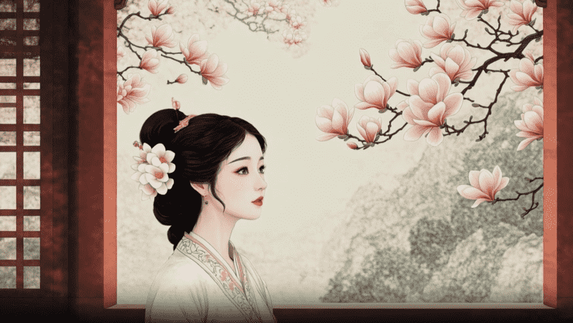 皎皎玉兰不染尘