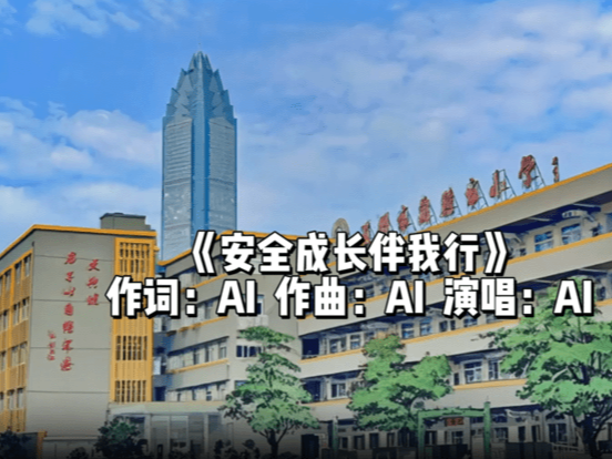 中小学生安全教育日AI宣传曲&mdash;&mdash;《安全成长伴我行》